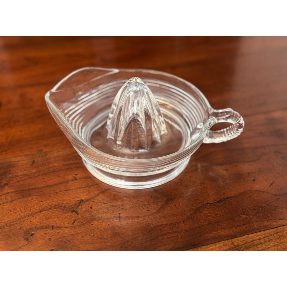 Vintage Clear Glas Citrus Juicer